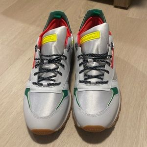 Reebok Classic Leather Reedux Unisex White/Grey Athletic Shoes 10.5